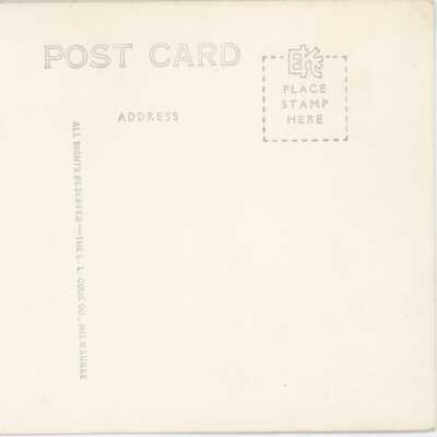 Hotel Saugatuck and Old Crow Bar Postcard Reverse