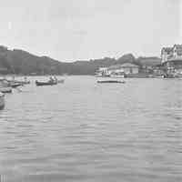          Pavilion_water_carnival_ca_1936_B.jpg; capsized canoe at Water Carnival
   