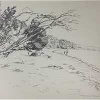 Lake Michigan Shore by Wilfrid Berg