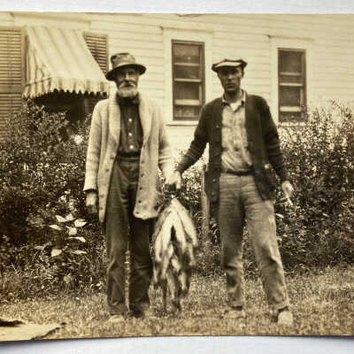 Real photo postcard, digitial copy from Rita Rastall Jan. 2022