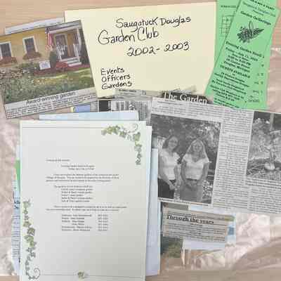 2002-2003 scrapbook contents