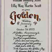 Scott Anniversary Calligraphy