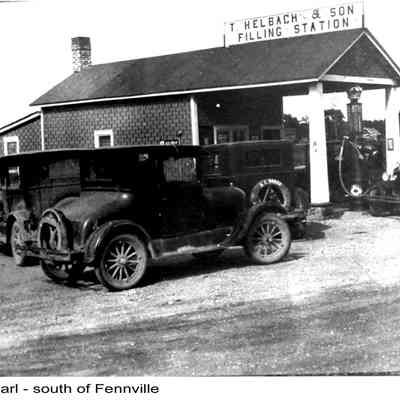 Helbach_filling_station.jpg 609KB: Helbach & Son filling station, south of Fennville, may be in Pearl
