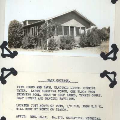 Blix Cottage: Operated by Mrs. Blix. BlixCottage.jpg 593KB