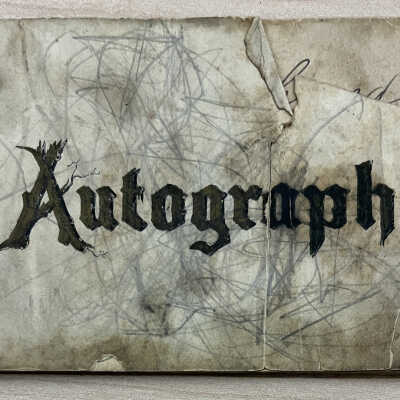Shriver Autograph book, 1887