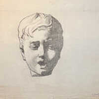          Graphite drawings of Roman sculptures, 18x24