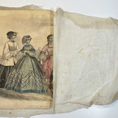Godey's, right hand page, with date, is missing