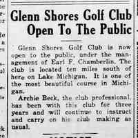          cr1932061001GlenShoresOpen.jpg 32KB; Glenn Shores Golf Club by Earl F. Chamberlin, Archie Beck pro
   