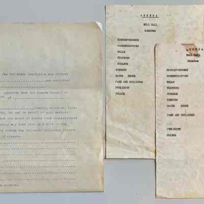 Saugatuck Village documents