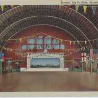 Interior Big Pavilion Postcard