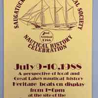 Nautical History Celebration, 2nd Annual, Poster