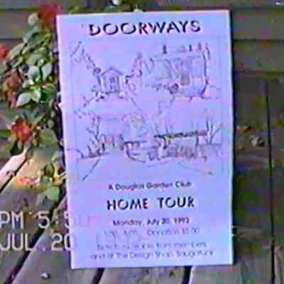 3. 1992 Douglas Garden Club Home Tour, "Doorways"