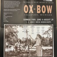 Ox-Bow Summer 1989 Workshops