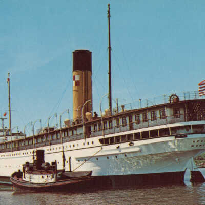 S.S. Kewatin now serving as Saugatuck Marine Museum: 4100 by Dexter Press, Penrod/Hiawatha Card Co., Berrien Center, Mich.
