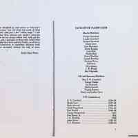         Charter Members:
Evelyn Crawford
Louise Crawford
Robert Crawford
Heath Crow
Jean Simonson
Erwin Koning
John Bird
Moffat Bird
James Sheridan
Joseph Sheridan
Norman Force
Ed Force
Ole Johnson
L. H. Waugh
Bud Edgcomb
Life and Honorary Members:
Mrs. E. W. Crawford
George Tisdale
Carl Atwood
Mark Atwood
Virginia Bartow
Heath and Pauline Crow
   