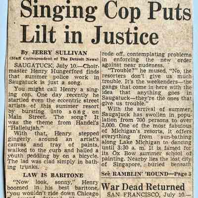 Hungerford newspaper clippings