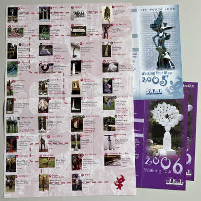 Art 'Round Town map brochures