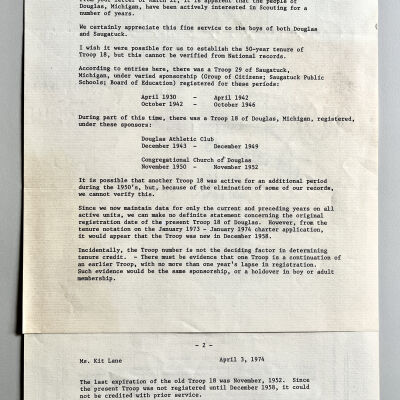 Letter from Paul Ernst