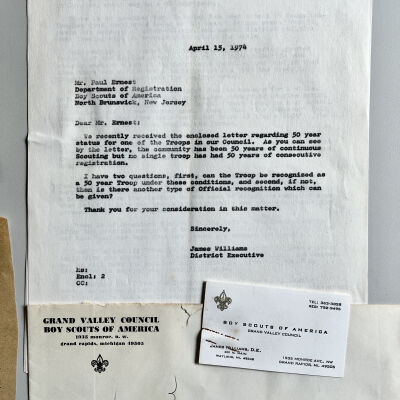 Letter from James Williams to Paul Ernest