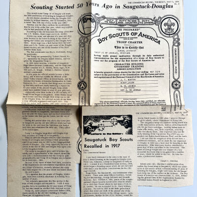 Commercial Record newspaper clipping, May 2 and 9, 1974