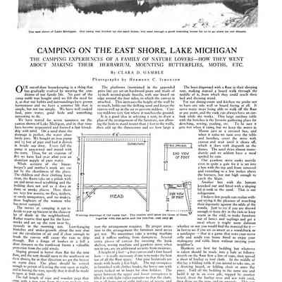 Country Life in America, July 1909, article attributed to Clara D. Gamble, photos by Herman Simonson.