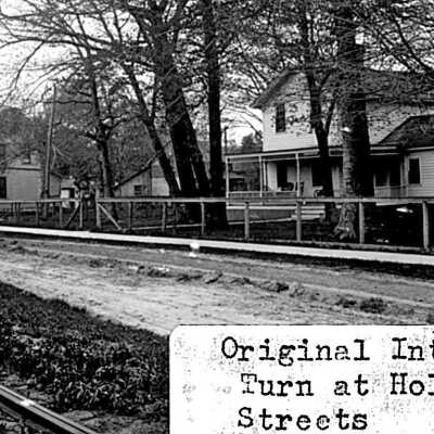 Interurban tracks Lucy St