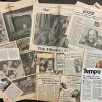 Newspaper Clippings of Burr Tillstrom and his Puppets