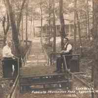 Source: "Leet Walk Forward Movement Park, Saugatuck Mich.". https://quod.lib.umich.edu/t/tinder/x-1498/tinder-rppc-002995. In the digital collection David V. Tinder Collection of Michigan Photography. William L. Clements Library, University of Michigan Library Digital Collections. February 01, 2026.