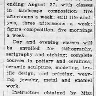 cr19550401 ox-Bow 45thSeason.png: The teaching roster was often printed in the Commercial Record.