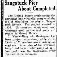          cr1938092301SaugatuckPierAboutCompleted.jpg; J. VanderBerg, G.J. Lentz
   