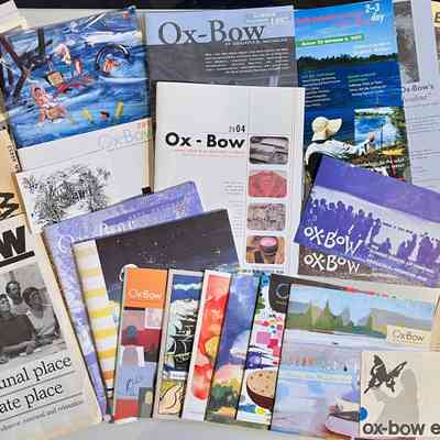 Ox-Bow catalogs, brochures and posters