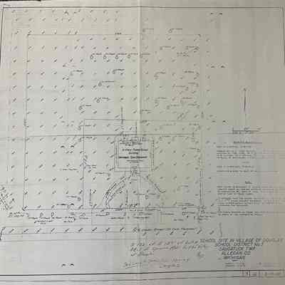 Site drawing, Douglas Union School property