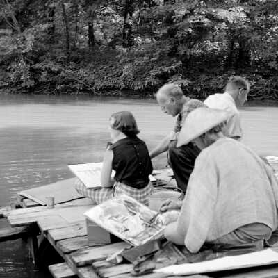 309 4/4	Ox-Bow - Classes	1957	Painting at Hamilton