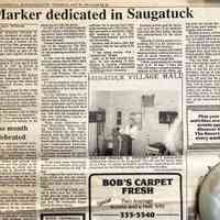          Village Hall Historic Site Dedication picture number 3
   