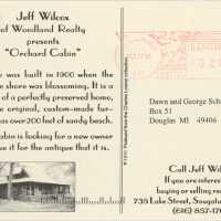          Orchard Cabin Postcard Reverse
   