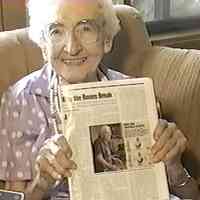          Eleanor Ericson with her photo in Time Magazine
   