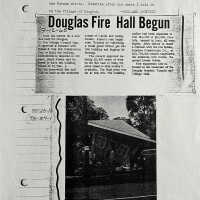 Standard Oil Station to Douglas Fire Hall clippings