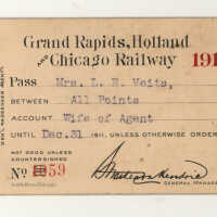 Ticket, railway