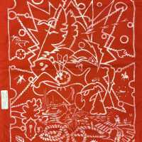 Silkscreened banner