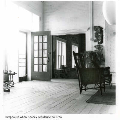 Pumphouse as residence