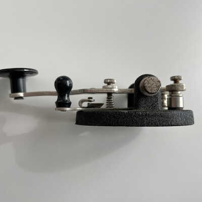 Key, hand or straight for radio or telegraph