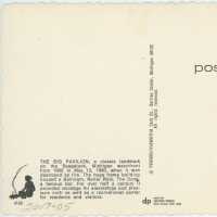          Reverse of the Big Pavilion Postcard
   