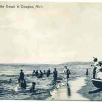 Bathing on the Beach at Douglas, Mich