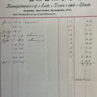 Wm. Weed & Co. Invoice