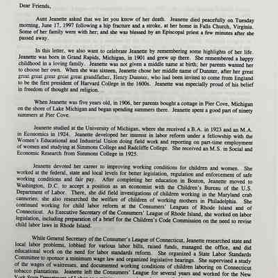 Studley letter