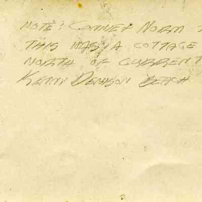 BB-1936-Singapore2Story-bk.JPG 132KB: Note: Connie and Norm [Deam] think this was a cottage just north of current Kenny Denison Beach House. 936 2 story house at Singapore site
