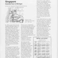          Singapore: Deserted Town of Michigan by Kit Lane, printed in Summer 2000 issue of the Michigan Historical Review
   