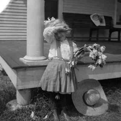 Eleanor Ericson in Saugatuck in 1905.: Image name: Stube0.1 Eleanor Ericson in Saug 1905.jpg 2.3MB