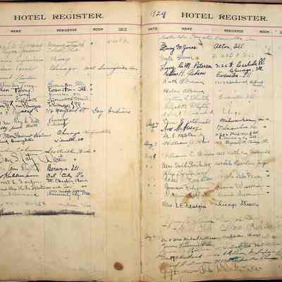 Ox-Bow Inn Hotel Register 1914-1944