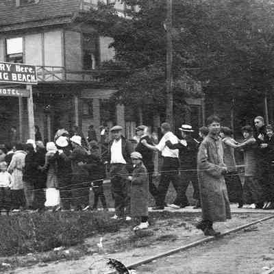 Human Chain and Columbia Hotel